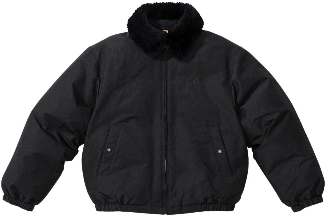 Supreme®/Burberry®Shearling Collar Down Puffer Jacket view 14